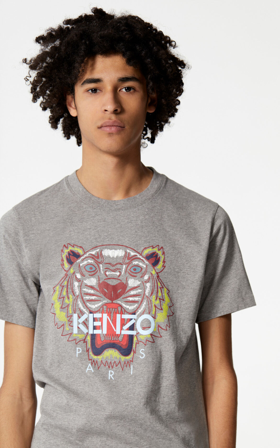 Kenzo Tiger Póló Férfi Szürke | ID.941333